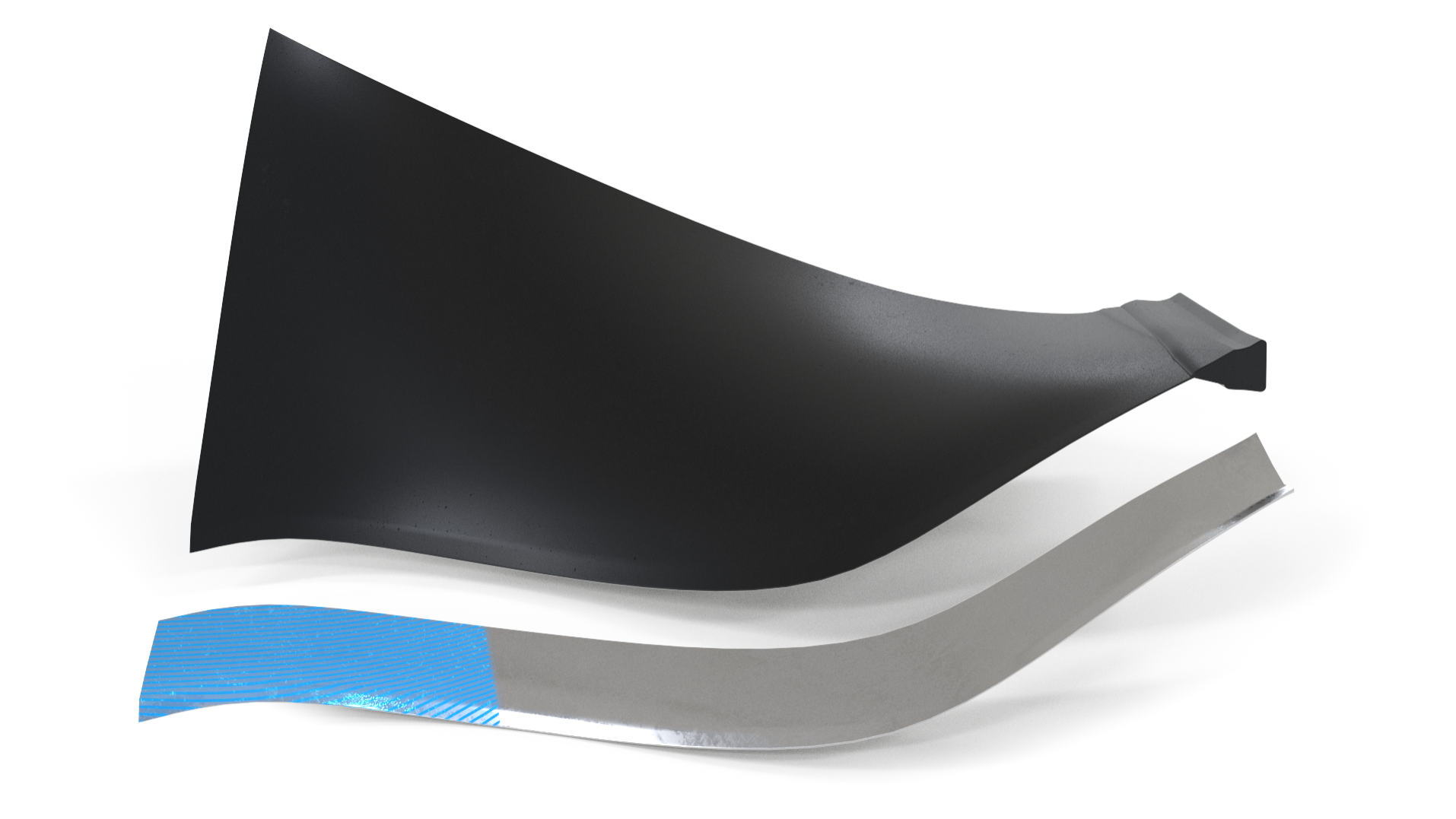 Metal leading edge