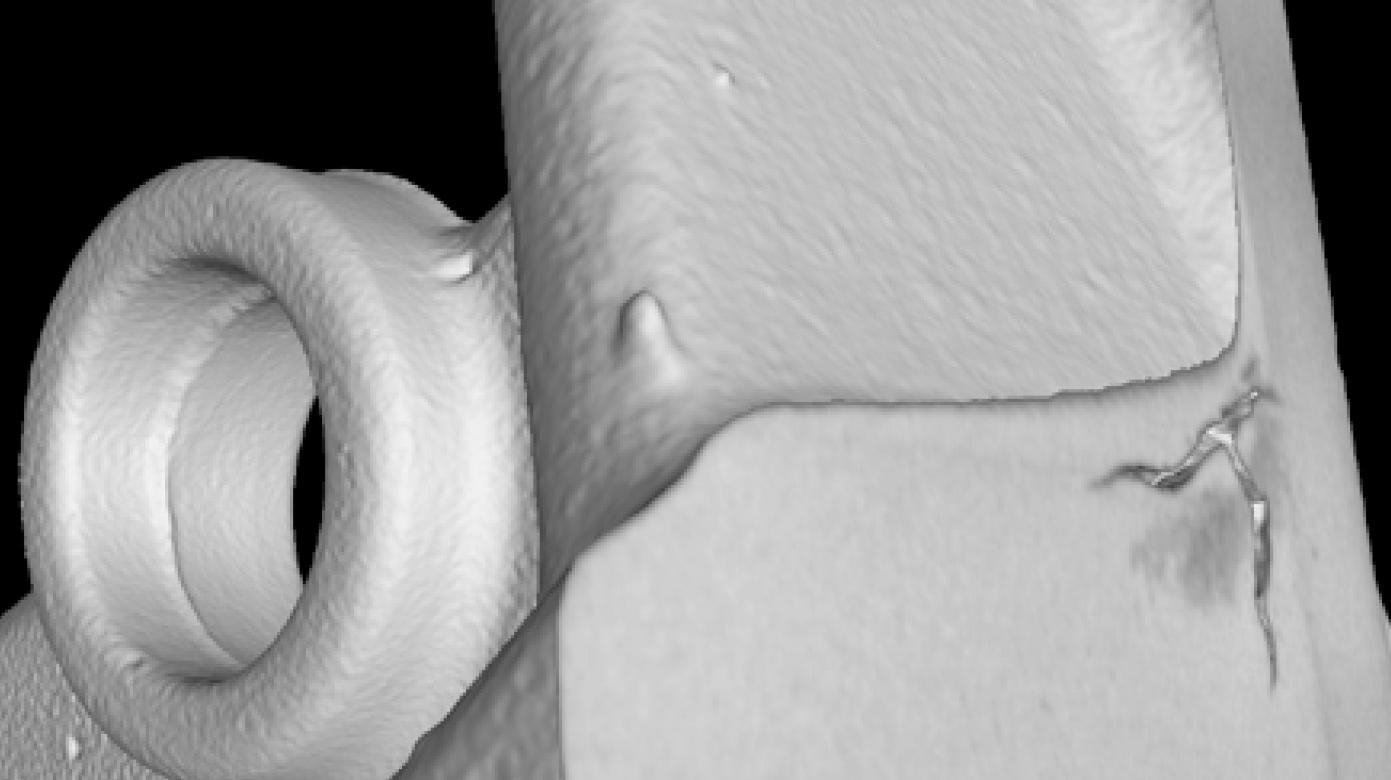 ZEISS light metal spongy areas
