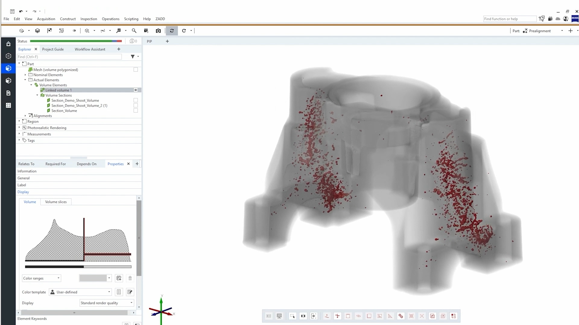 Defect analysis with AI support