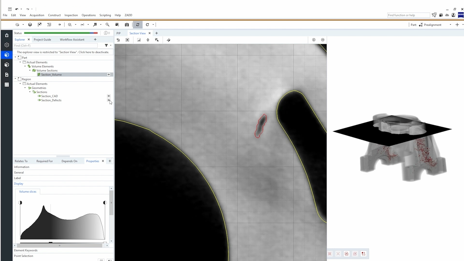 Defect analysis with AI support