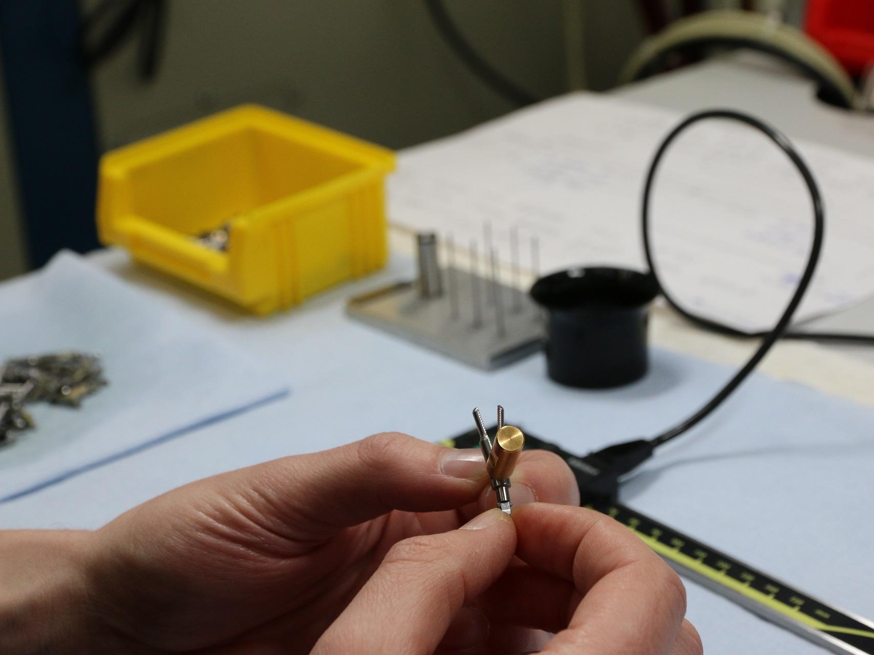 Assembly of an endoscope
