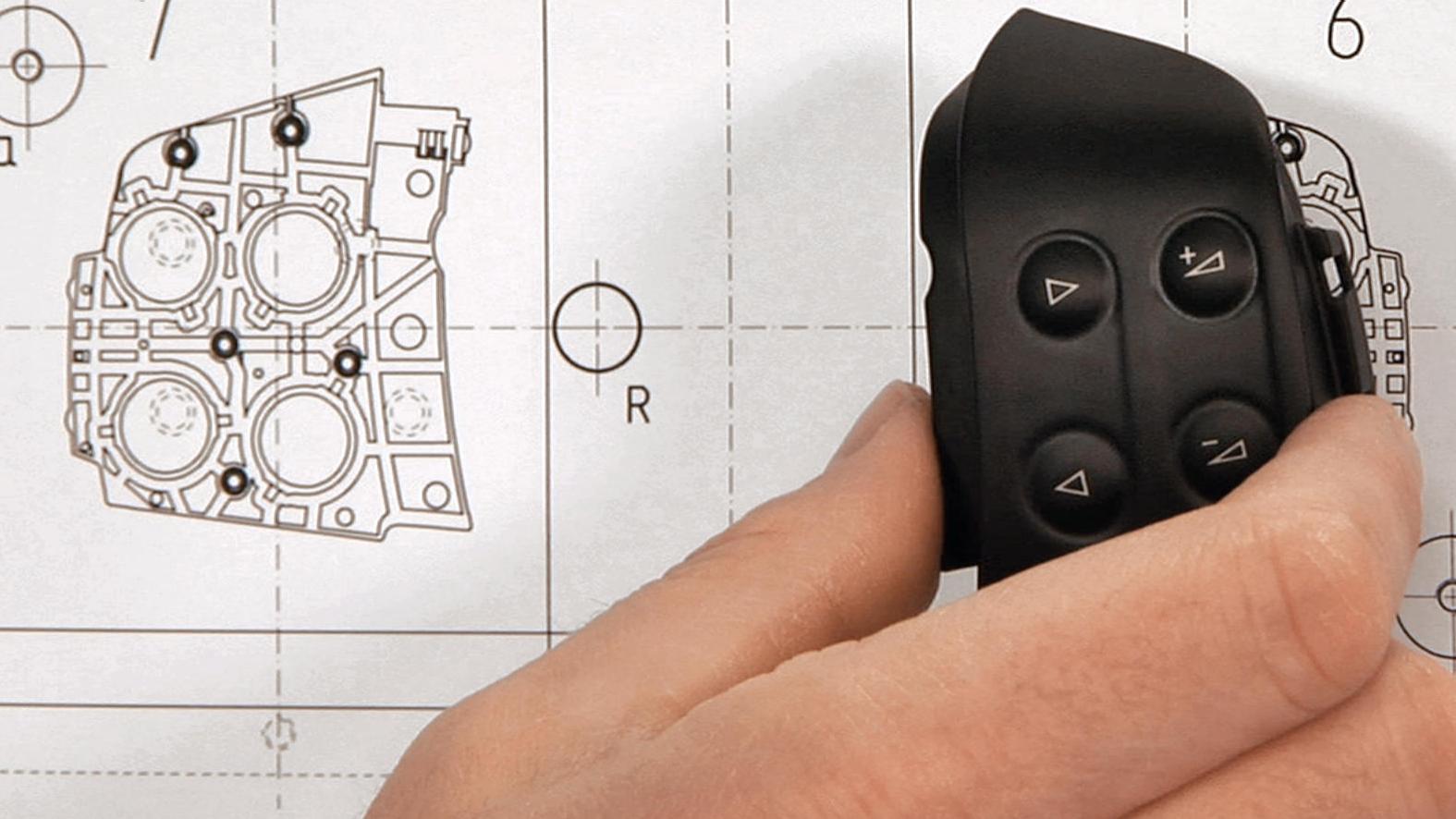 Thanks to METROTOM, it was possible to reduce the development time for a multifunction switch on a VW Golf V by 50%.