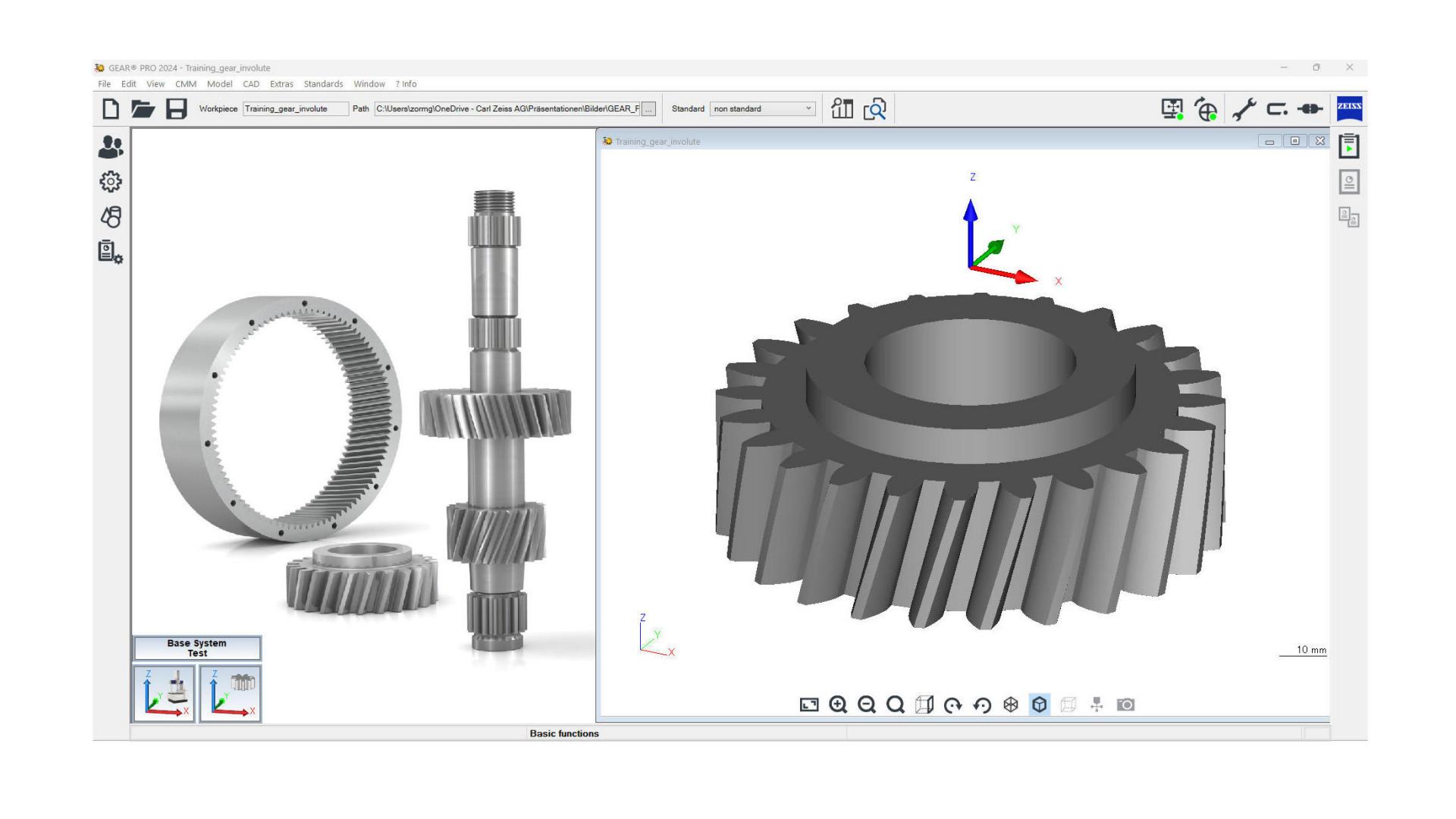 GEAR PRO enables gear tooth measurements on coordinate measuring machines