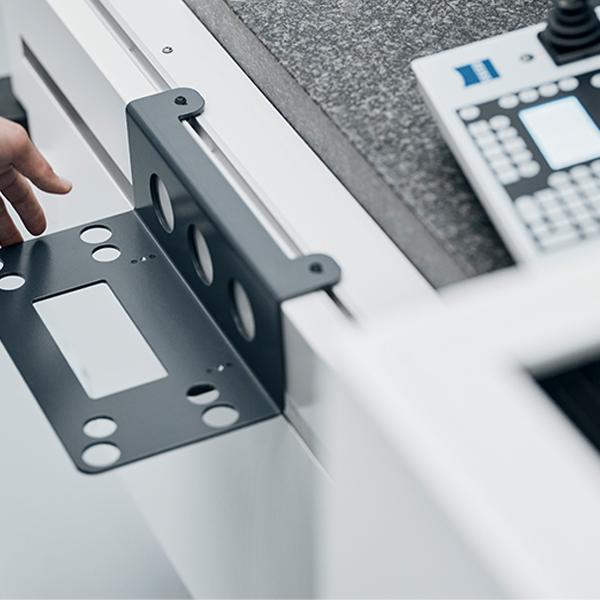 Control panel holder, switch arrangement and slim design 