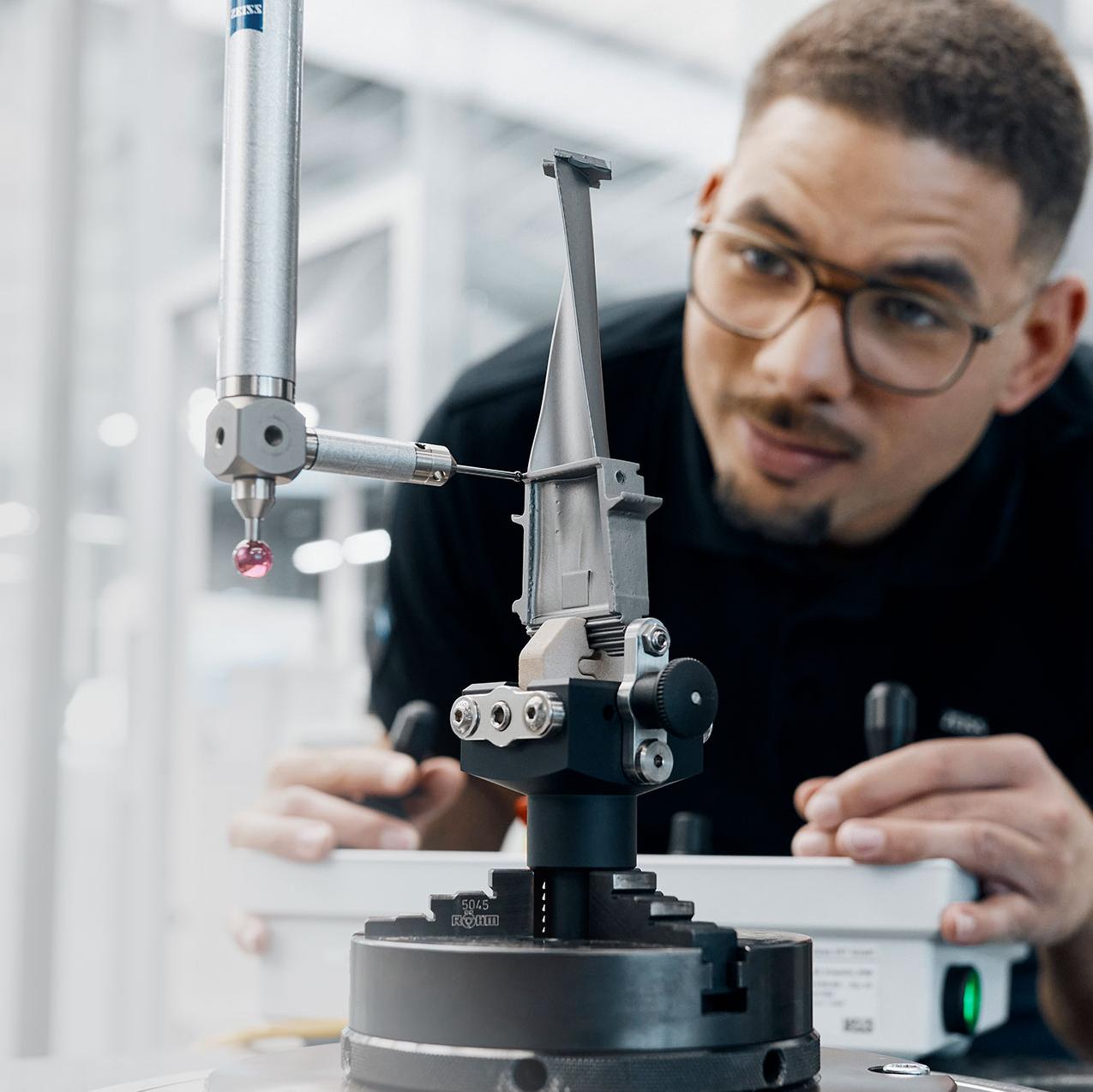 ZEISS CMM Acceleration Mode for Aerospace Applications
