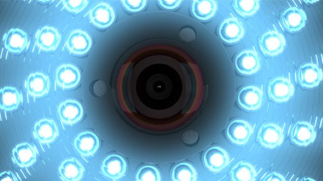 Large visual field with high image definition