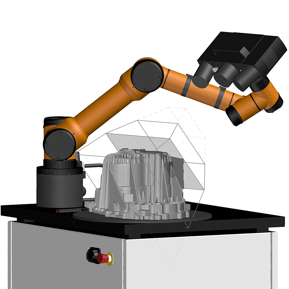 Virtual measuring room