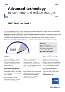Preview image of ZEISS Predictive Service