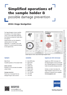 Preview image of ZEISS Stage Navigation