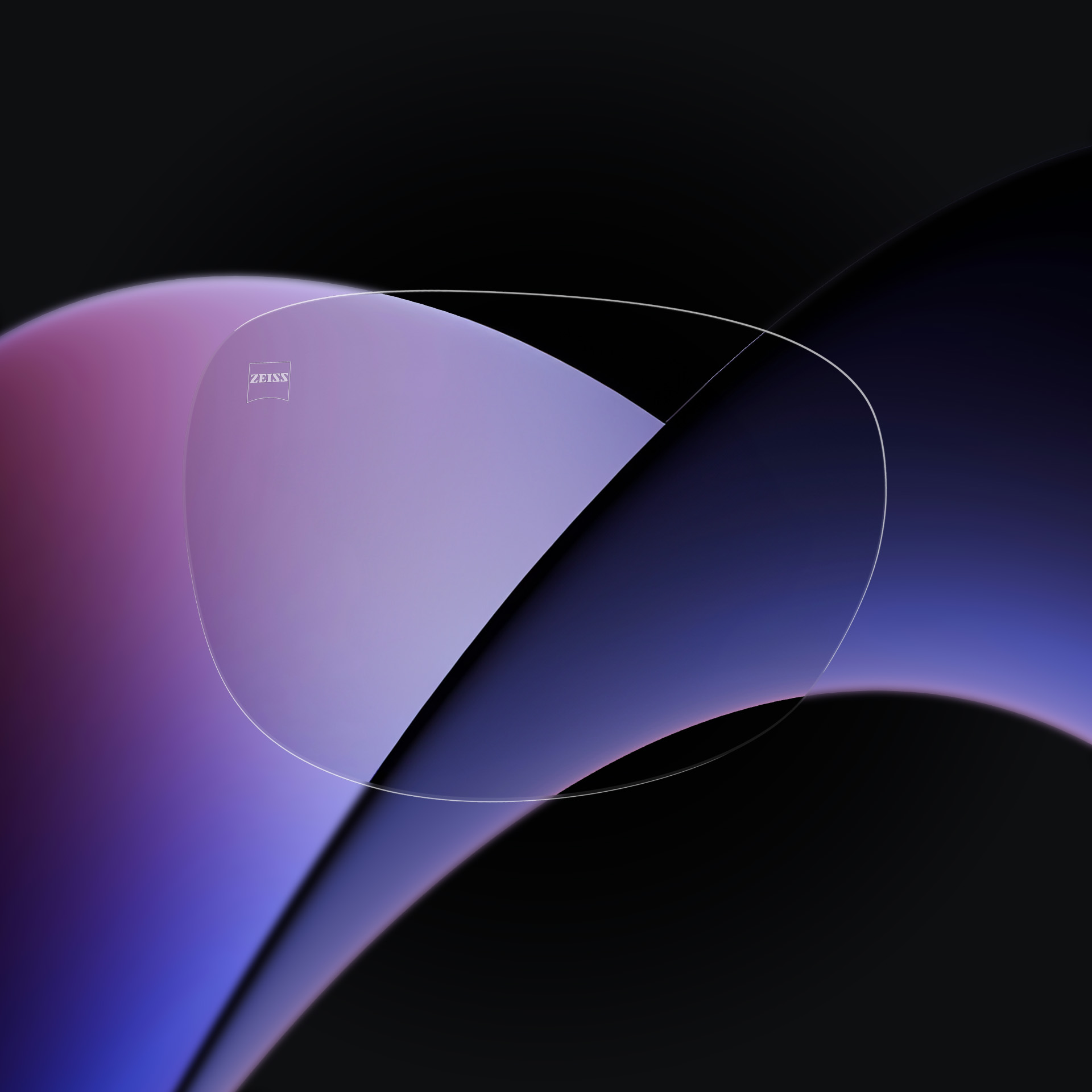 A ZEISS ClearMind with in front of black background.